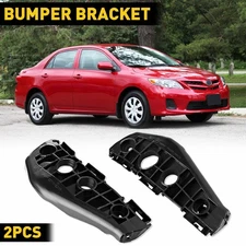 2X Fit 2009 corolla 2010 Toyota Side Front Right+Left Bumper Bracket RH LH Parts