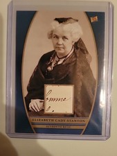 2024 Pieces Of The Past Elizabeth Cady Stanton Hand Written Relic
