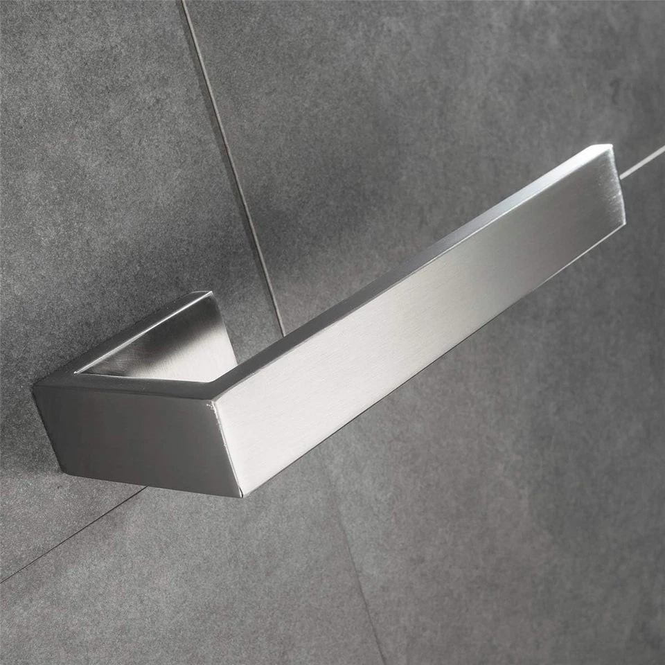 Anello Asciugamano Anelli Portasciugamani SUS 304 Acciaio Inossidabile Argento S - Immagine 2 di 4