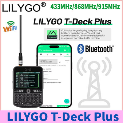 LILYGO T-Deck Plus LoRa Mesh Radio ESP32-S3 GPS Meshtastic Pocket Tracker Node