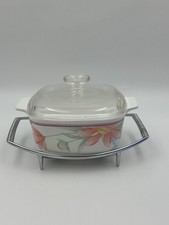 Corning Ware Peony A-1 1/2-B 1.5 Liter Floral...