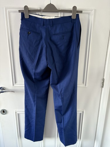 French Connection Men's Blue Suit Jacket and Trousers W30 L 30 Jacket Chest 38” - Picture 6 of 12