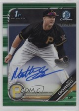 2019 Bowman Draft Chrome Pick Green Refractor 87/99 Matt Gorski #CDA-MG Auto 2a9