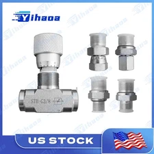 3/8" L08 -Hydraulic Flow Control Valve - STB-G3/8 - Mini Excavator - AGT - USA