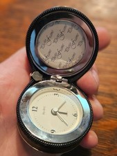 Pocket Travel Alarm Clock, With Picture PRICE DROP