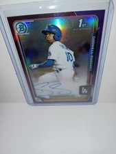 2015 Bowman Chrome Prospect Purple Refractor  Darnell Sweeney Auto # 137/250