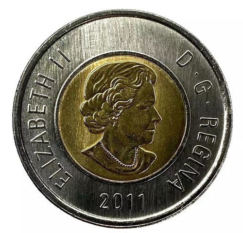 Canada 2011 Parks Boreal Forest BU UNC Uncirculated Toonie!! - Picture 2 of 2