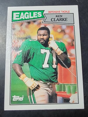 1987 Topps Football #302 Ken Clarke 