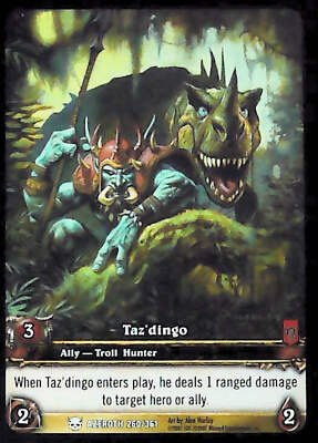 World of Warcraft TCG Taz'dingo (Extended Art) - Heroes of Azeroth