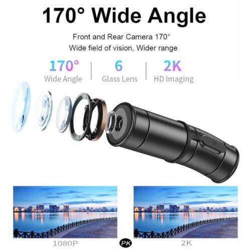 4K Motorcycle Camera Video Recorder Dashcam MotorBike Helmet Camera Night Vision - Picture 4 of 17