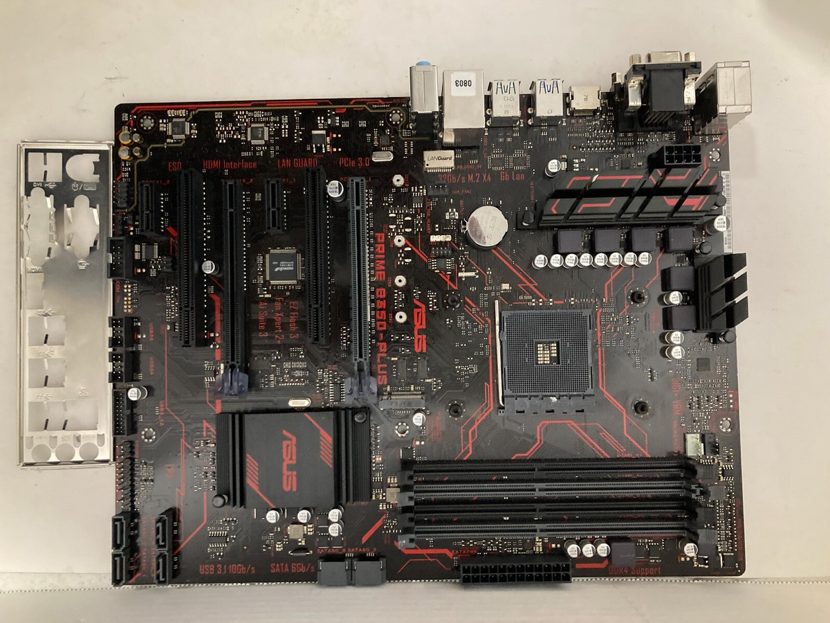 M B350 Prime Plus Bios Asus Prime B350-PLUS Motherboard – F 1Tech