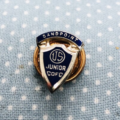 Vtg Sandpoint ID US Junior COFC Chamber of Commerce Jaycees Lapel Pin Tie Tac