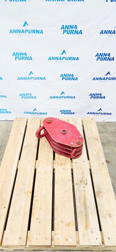 Crosby McKissick 14 Ton Snatch Block Pulley 10" 3-Sheave ½" WR Rigging Blocks