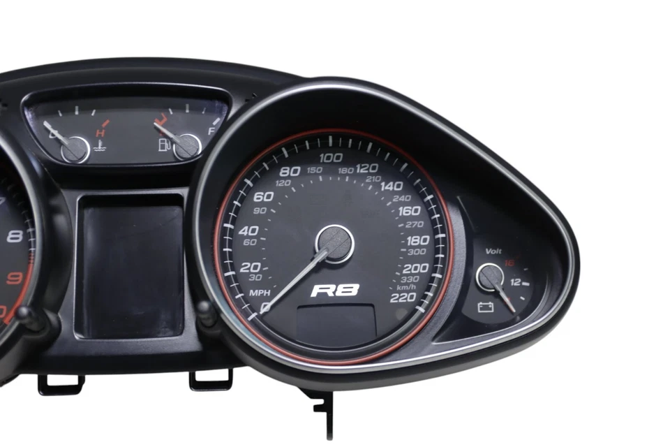 Unidad de montaje velocímetro cuadro de instrumentos delantero Audi R8 2011 OEM 60900 mls Foto 2 de 4