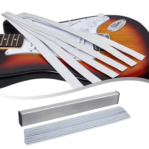 Guitar Neck Fret Beam Leveling Bar Luthier Tools With 6PCS Sandpaper