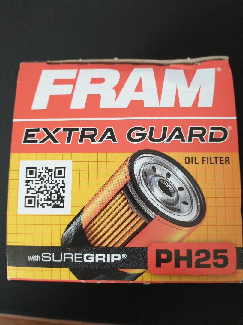 Engine Oil Filter-Extra Guard Fram PH25 Fits AMC, Buick, Cadillac, Chevrolet,GMC