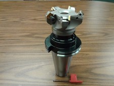3" 45 degree indexable face shell mill w. CAT50 Arbor,face milling cutter-new