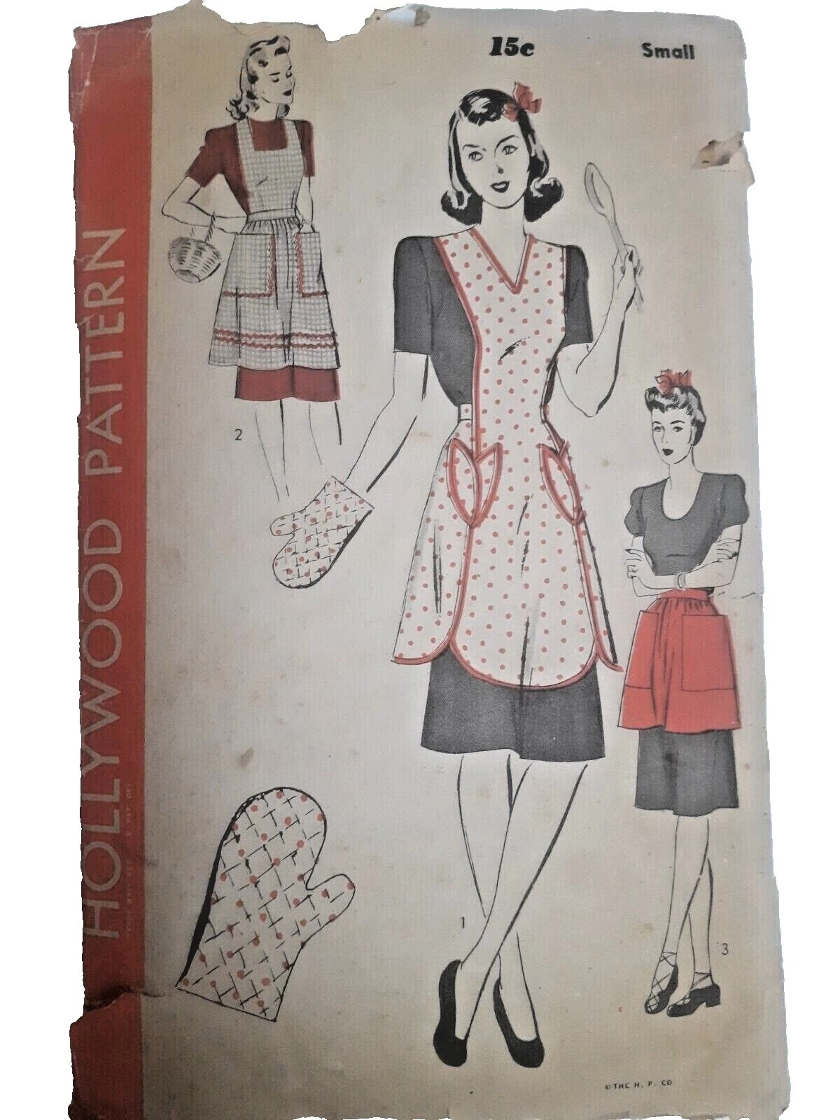 Patrones de costura Hollywood delantal