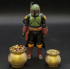 2 CUSTOM POT OF GOLD JEWELS & GEMS 3.75" FIGURE STAR WARS GI JOE DIORAMA (M133)