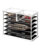 Saganizer Clear Acrylic Jewelry Organizer on sale Saganizer Clear Acrylic Jewelry Organizer on sale