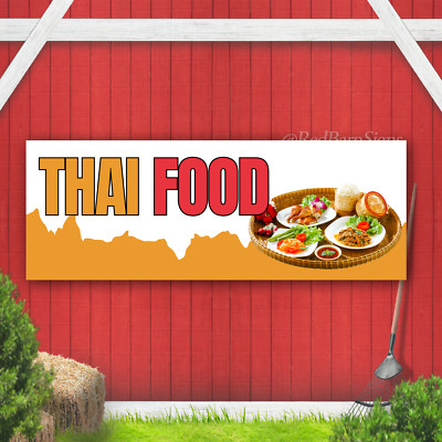 Thai Food Indoor Outdoor Vinyl Banner Design