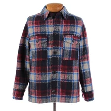 Isabel Marant NWT Wool Blend Kervon Jacket Size 48 Small US In Blue & Red Plaid