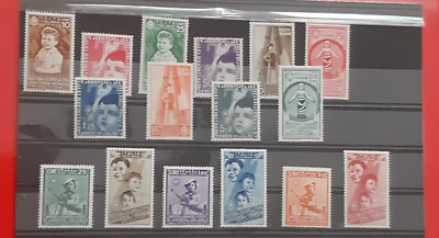 KINGDOM 1937 EXHIBITION SUMMER COLONIES COMPLETE SERIES NEW INTEGRAL VERY NICE