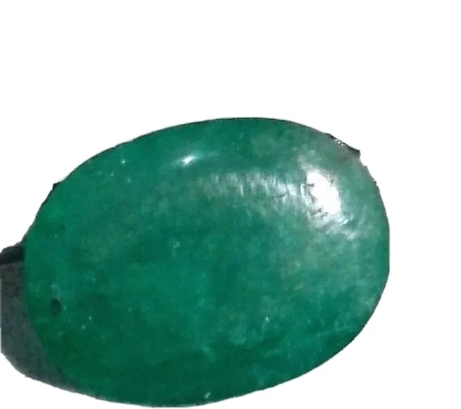 Esmeralda grande, de 8,08 cts, talla cabujón - Imagen 3 de 4