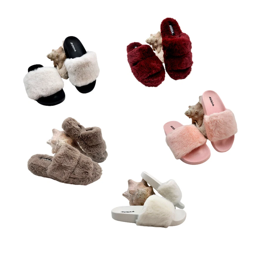 Soda furry slippers new arrivals