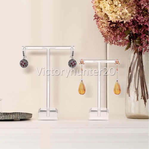 10PCS AU Acrylic Stud Earring Display Rack Stand Jewelry Holder T-Bar Clear NEW - Picture 6 of 9
