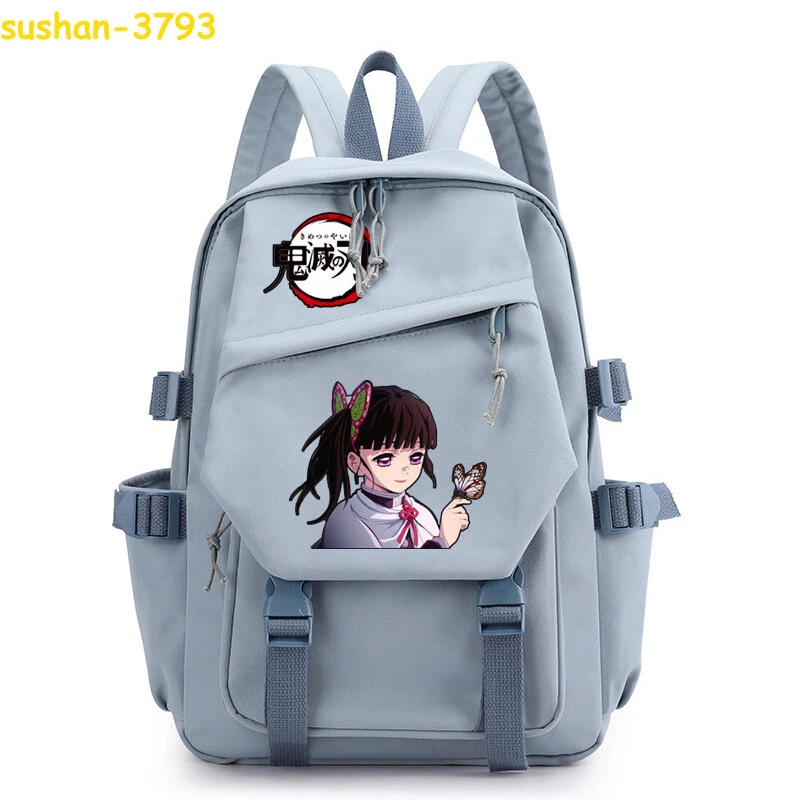 Demon Slayer Kamado Nezuko Student School Bag Backpack Anime 4 Colors Collection - Imagem 2 de 4