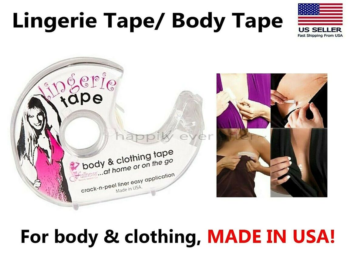 Lingerie Tape, Body Tape, Double Sided Clear Tape to Adhesive Secret *US  SELLER*