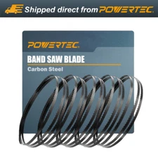 POWERTEC 13103-P5 59-1/2 Inch Bandsaw Blades for Woodworking 1/4" x 14 TPI - 5PK
