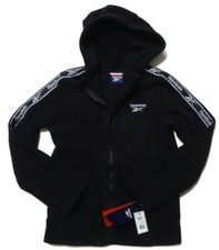 Reebok Fits Big Girls L 14-16 Women XS Active Full Zip Fashion Logo Jacket 80