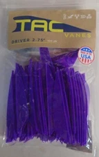 @NEW@ 36- TAC Vanes Driver 275! Purple 2.75" MADE IN THE USA