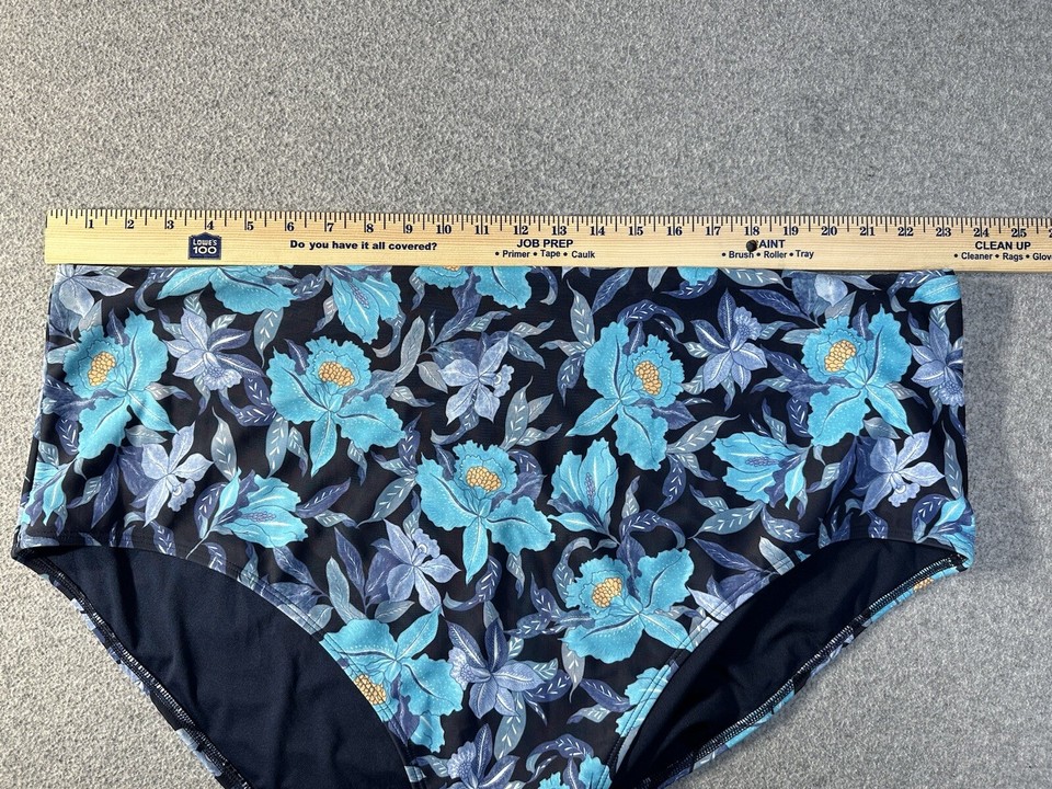 Old Navy Plus Size 4X High Waist Floral Tummy Control Bikini Swim