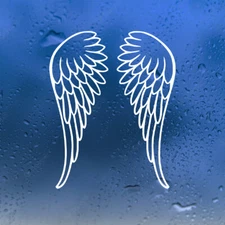 Angel Wings Vinyl Decal V4 | Custom Wing Stickers | Die Cut Sticker