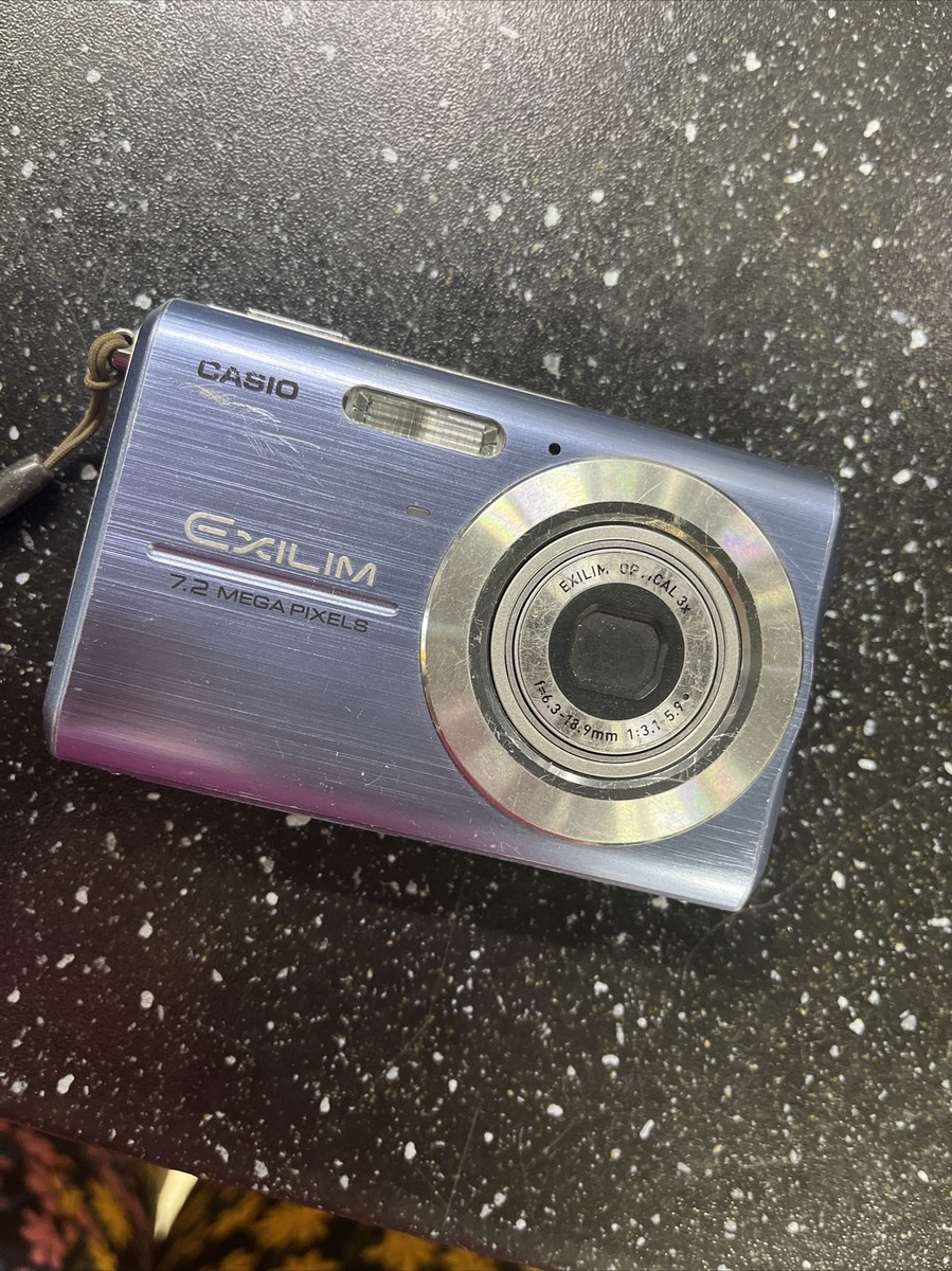 BLUE CASIO EXILIM EX-Z75 DIGITAL CAMERA WITH BATTERY BLUE CASIO EXILIM EX-Z75 DIGITAL CAMERA WITH BATTERY