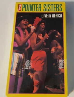The Pointer Sisters Live in Africa VHS 1989 New/Sealed HBO