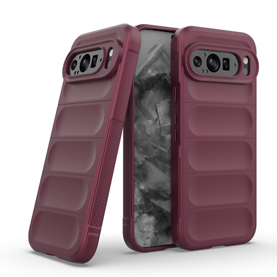 For Google Pixel 9 Pro XL 8 7A Shock-Proof Soft-Touch Silicone TPU Case Cover