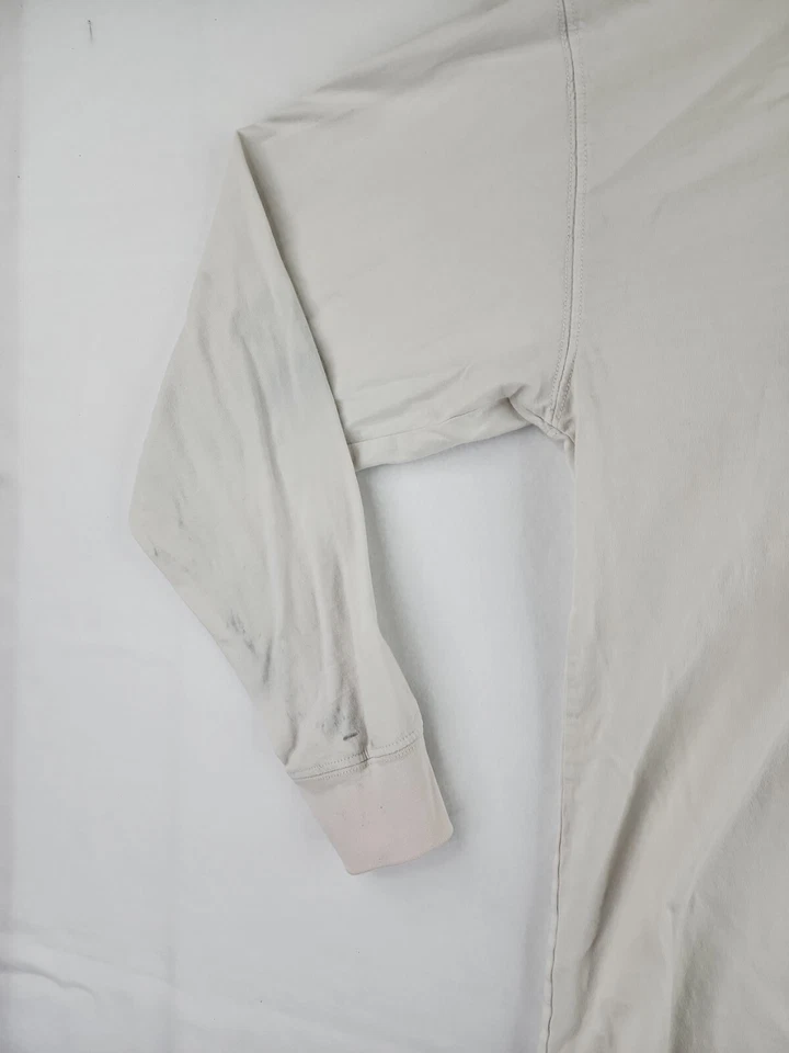 Camiseta Southern Proper House Rules Logo Blanca Manga Larga Para Hombre Grande Envejecida Foto 4 de 4