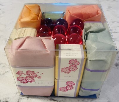 BATHKET OF LUXURIES BEN RICKERT ~ 4 SOAPS ~ 8 BATH CUBES ~ 9 BATH OILETTES