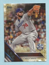 2016 Topps Baseball Update GOLD Kenley Jansen US172 Los Angeles Dodgers