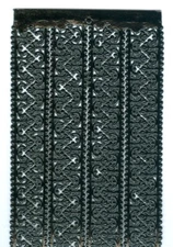 BLACK GERMAN DRESDEN SCRAP DIE CUT PAPER BAROQUE BORDER VICTORIAN CRAFTS