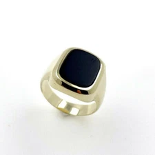 Signet Ring Men Ring 333 Gold - Size 66 - 6.00 Grams