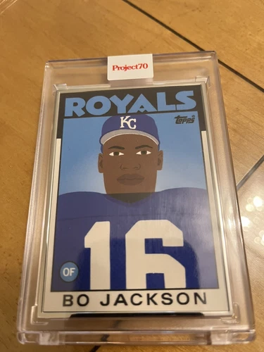 Topps Project 70 Artist Proof #234 BO JACKSON /51 Keith Shore AP silver frame SP