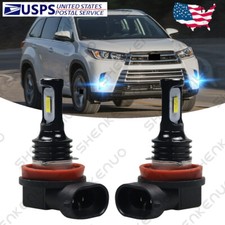 For Toyota Highlander 2011-2019 - 2pc Led Fog Light Lamp 8000k Ice Blue Bulb Hkl