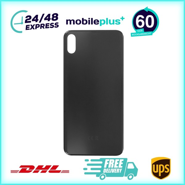 FüR Iphone Xs Akkudeckel Backcover Grau Akkufachdeckel Kameraglas RüCkseite-image
