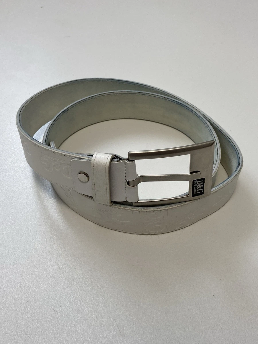 Dolce&Gabbana Leather White Belts for Men for sale | eBay