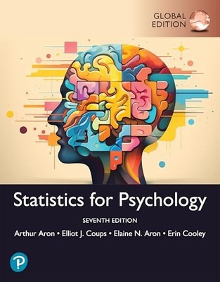 Statistics for Psychology, Global Edition by Arthur Aron 9781292737683 NEW